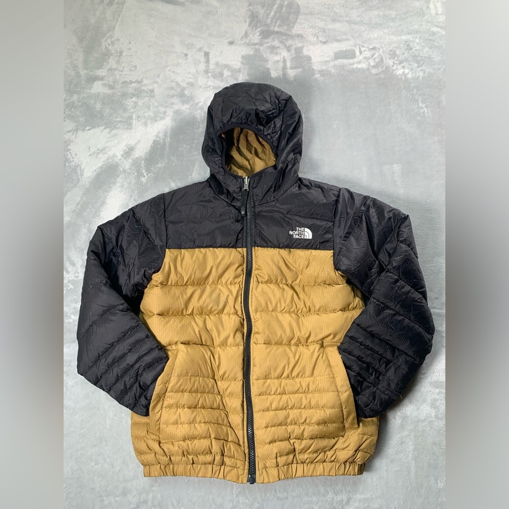 The North Face Men's Black and Brown Puffer universal Jacket